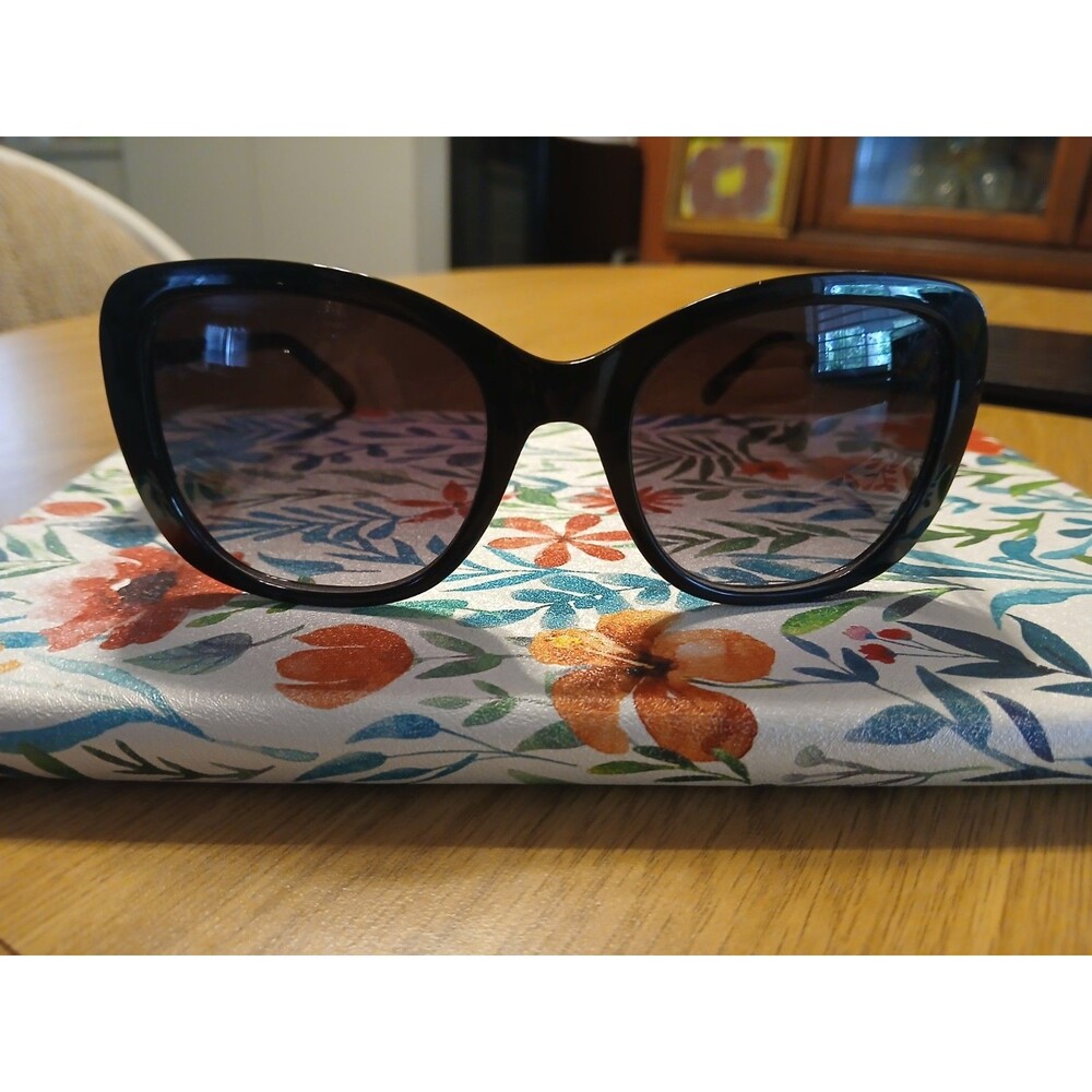 M America Women’s Sydney Sunglasses Cat Eye Black 54-20-140 NEW NWT